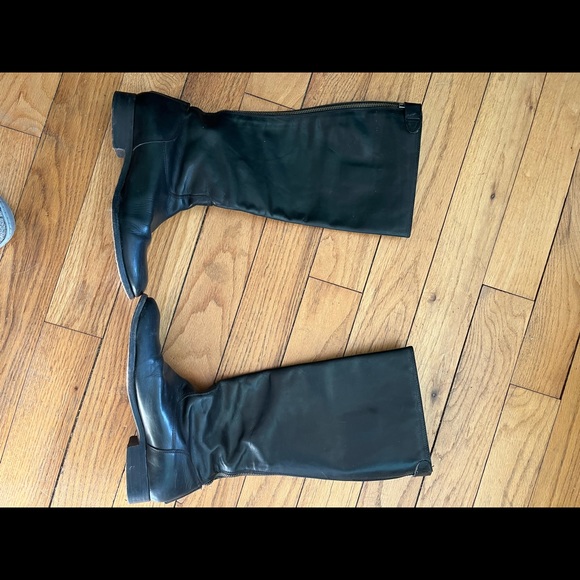 Vintage 1980s 80s Frye Melissa button back leather riding boots - Picture 2 of 5